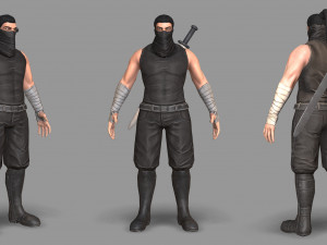 ninja warrior 3D 模型