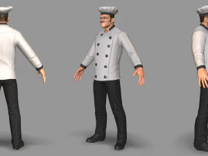 요리사 3D 모델