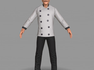 chef 3D-Modell