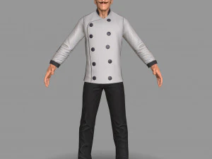 요리사 3D 모델