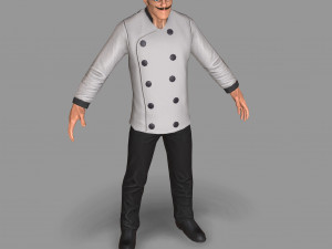chef 3D-Modell