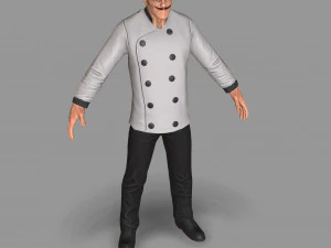 요리사 3D 모델