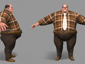 fat man 3D Modell
