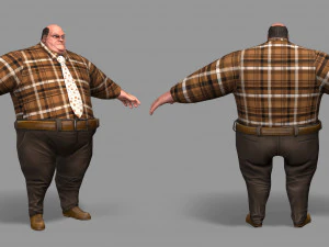 fat man 3D Model