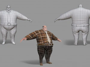 fat man 3D Model