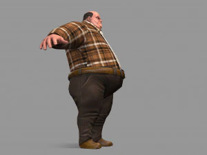 fat man 3D Model