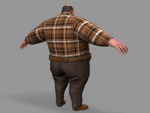 fat man 3D Modell
