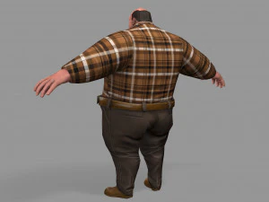 fat man 3D Model