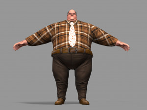fat man 3D Modell