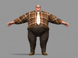 fat man 3D Model