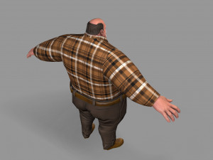 fat man 3D Modell