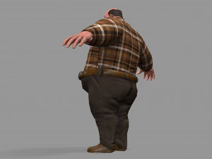 fat man 3D Model