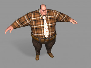 fat man 3D Modell