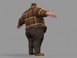 fat man 3D Modell