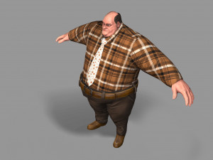 fat man 3D Modell
