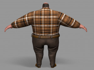 fat man 3D Modell