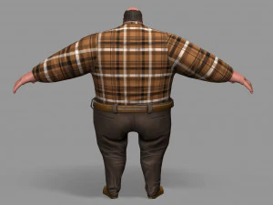 fat man 3D Model