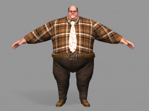fat man 3D Modell