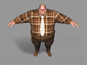 fat man 3D Modell
