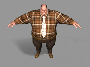 fat man 3D Model