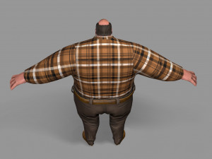 fat man 3D Modell
