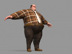 fat man 3D Model