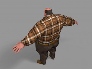 fat man 3D Modell