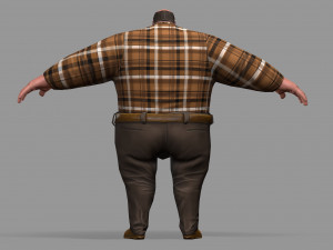 fat man 3D Modell