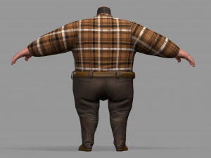 fat man 3D Model