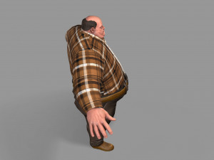 fat man 3D Modell