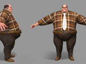 fat man 3D Model
