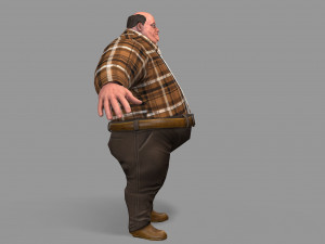 fat man 3D Modell
