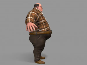 fat man 3D Model
