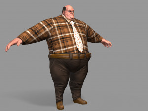 fat man 3D Modell