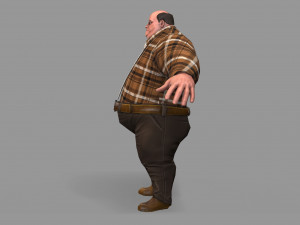 fat man 3D Modell
