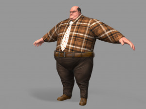 fat man 3D Modell