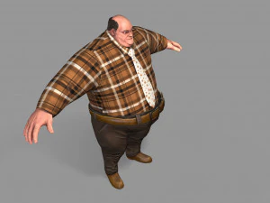 fat man 3D Model