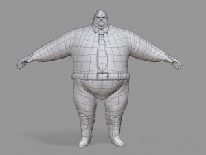 fat man 3D Modell