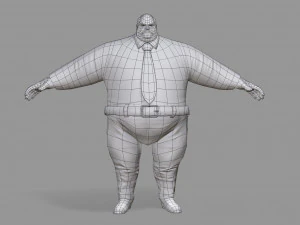 fat man 3D Model