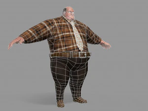 fat man 3D Model