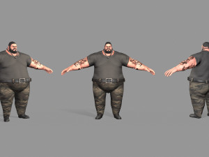gangster Model 3D