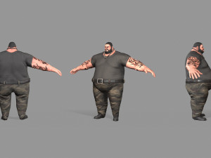 gangster Model 3D