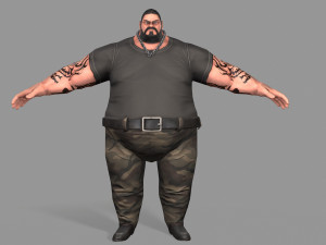 gangster Model 3D