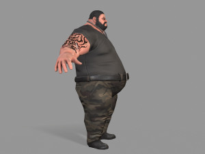 gangster Model 3D