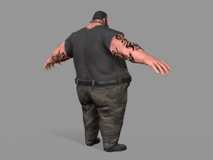 gangster Model 3D