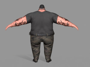 gangster Model 3D