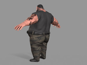 gangster Model 3D