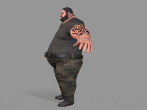 gangster Model 3D