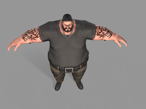 gangster Model 3D