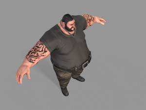 gangster Model 3D